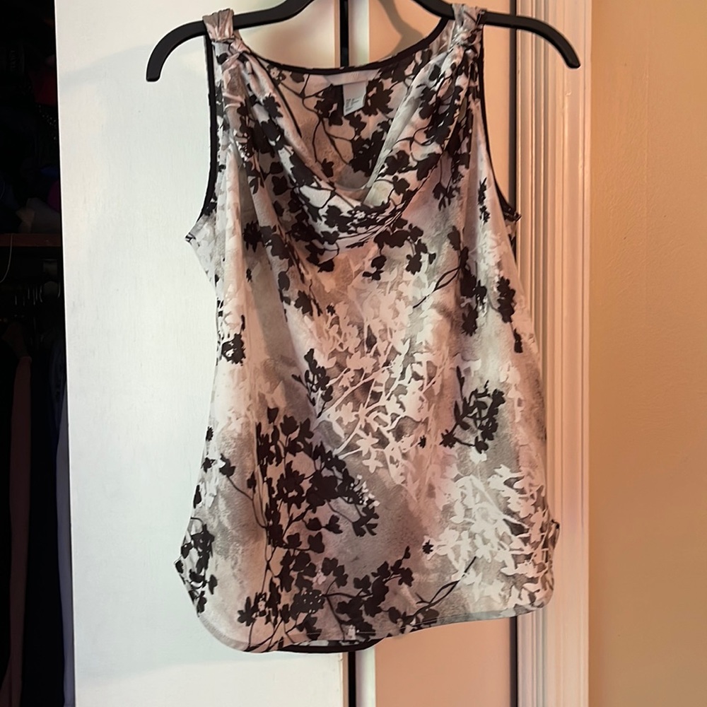 H&M. Size 12. Cowl neck Tank top blouse.
